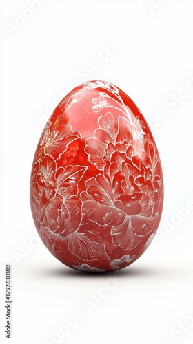 Wallpaper Mural decorated easter egg with pink color theme. cute easter egg. Torontodigital.ca