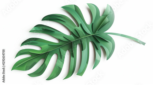 green leaves wall background