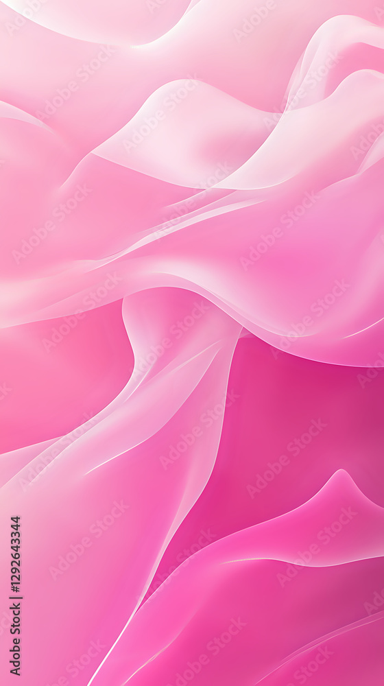 Textured pink background wallpaper with elegant gradient waves Textured pink background wallpaper with elegant gradient waves