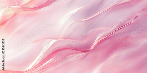 Charming pink background wallpaper featuring fluid waves and soft shimmer