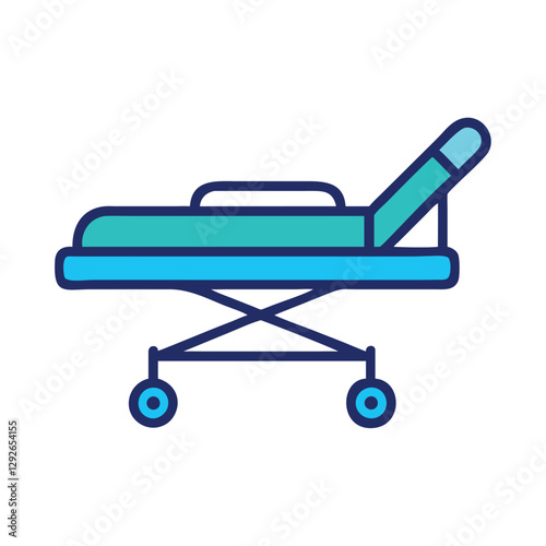 Pharmaceutical Industry Medical Stretcher Icon