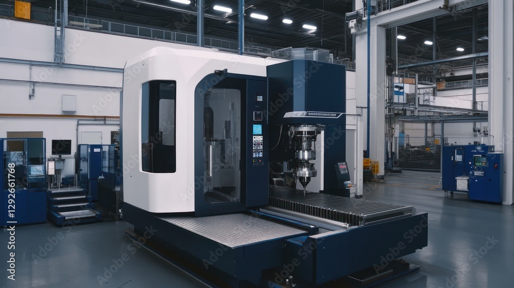 © Ari - High-Precision Machining Center in Modern Factory
