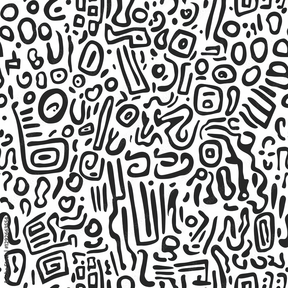 Striking black and white pattern offering a bold and minimalist aesthetic for diverse design applications Striking black and white pattern offering a bold and minimalist aesthetic for diverse design applications