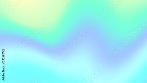 背景素材 ホログラム オーロラ セロファン 虹 チラシ・Web・動画背景素材16:9サイズ ブルー