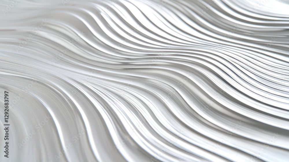 Obraz premium Abstract silver wave pattern background
