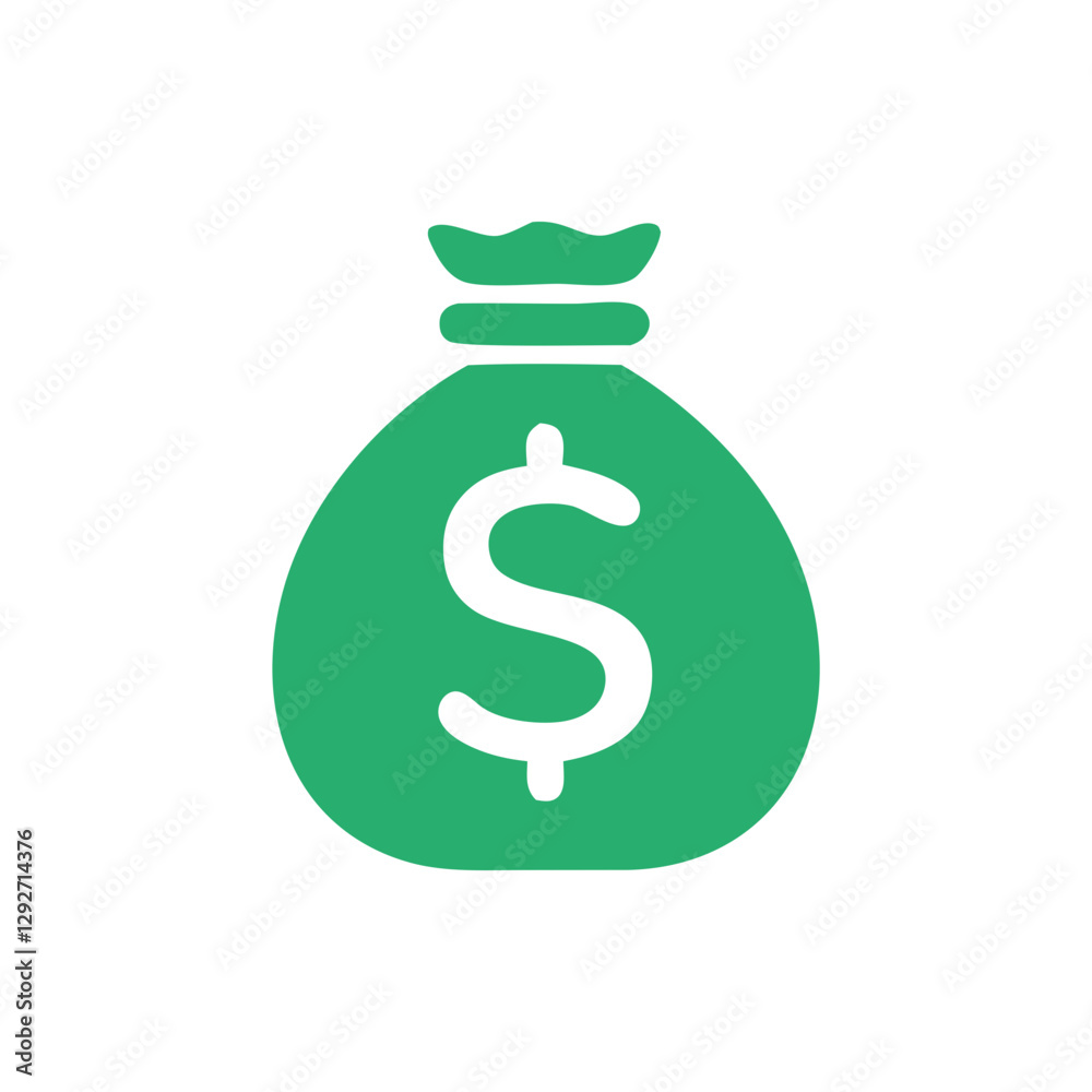 money bag icon. dollar symbol. finance icon money bag icon. dollar symbol. finance icon