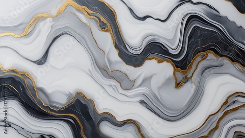 A luxurious marble background with white, gray, and charcoal swirls accented by delicate gold veins, exuding sophistication and professionalism.