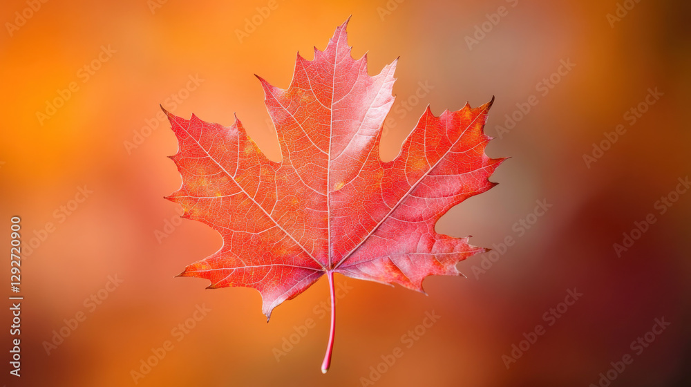 A high-resolution macro photograph of a vibrant maple leaf, its veins and serrated edges captured in stunning detail A high-resolution macro photograph of a vibrant maple leaf, its veins and serrated edges captured in stunning detail