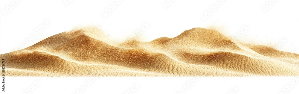 desert sand dune isolated desert sand dune isolated