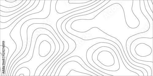 Topographic map. Topographical background. Linear graphics.Modern design with White background with topographic,Topography and geography map grid abstract backdrop,