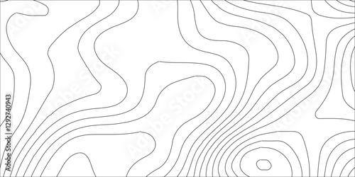 Topographic map. Topographical background. Linear graphics.Modern design with White background with topographic,Topography and geography map grid abstract backdrop,