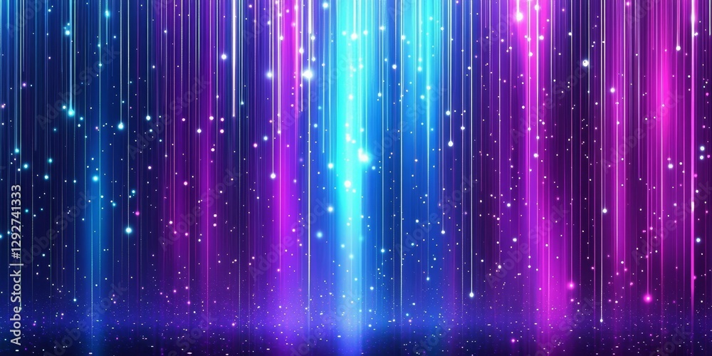 Neon Lights Rain Abstract Background Vertical Lines, Glowing Particles, Purple Blue, Digital Art, abstractbackground neonlights Neon Lights Rain Abstract Background Vertical Lines, Glowing Particles, Purple Blue, Digital Art, abstractbackground neonlights