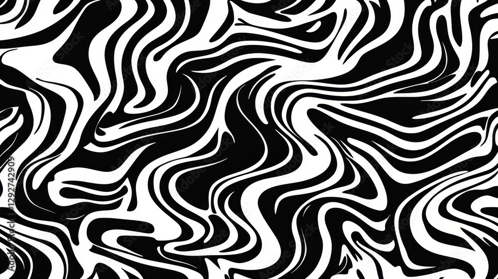 Abstract Black and White Swirl Marble Texture, Seamless Pattern Design, Illustration, Monochrome, Psychedelic Abstract art, Marble texture Abstract Black and White Swirl Marble Texture, Seamless Pattern Design, Illustration, Monochrome, Psychedelic Abstract art, Marble texture