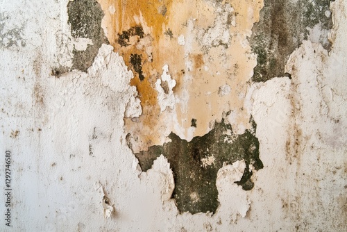Water infiltration in hotel walls leads to damage paint peeling and mold growth