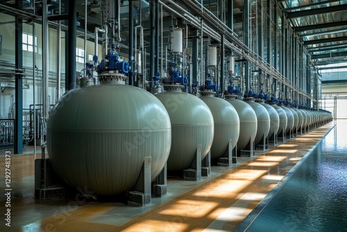 Water treatment system for industry tanks and filters photo
