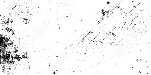 Grunge background of black and white scratched and stains, black scratches on white background, grunge overlay texture, distressed grunge overlay texture with scratches.