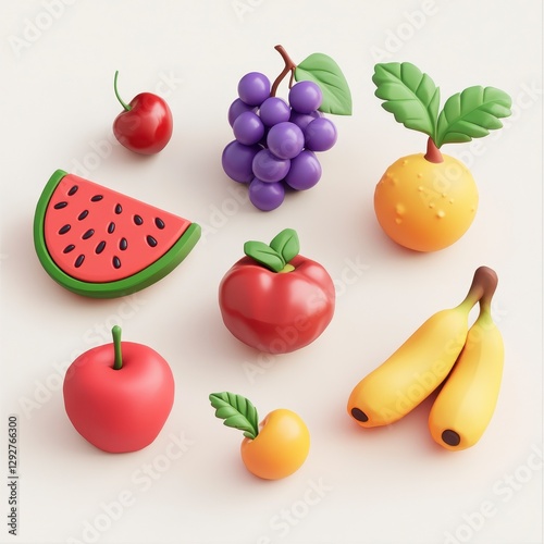 set of fruits