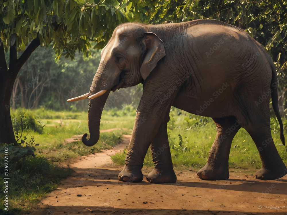 Fototapeta premium elephant in zafari