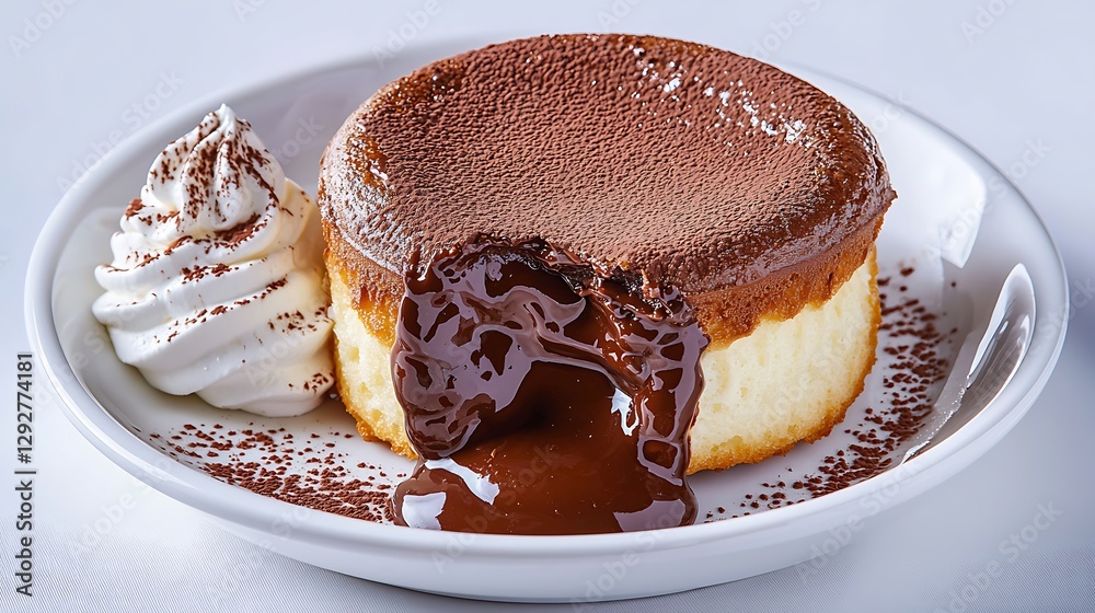 Decadent Molten Chocolate Soufflé Delight Decadent Molten Chocolate Soufflé Delight