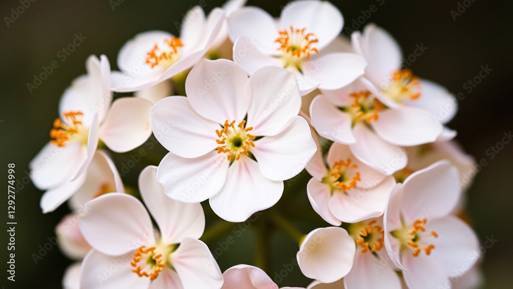 Delicate Cluster of Pale Pink Flowers in Bloom Delicate Cluster of Pale Pink Flowers in Bloom