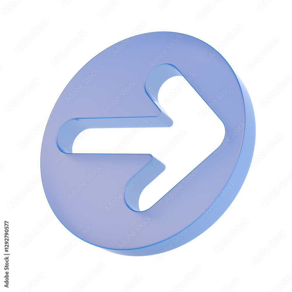 arrow on white background. Isolated 3D illustration arrow on white background. Isolated 3D illustration