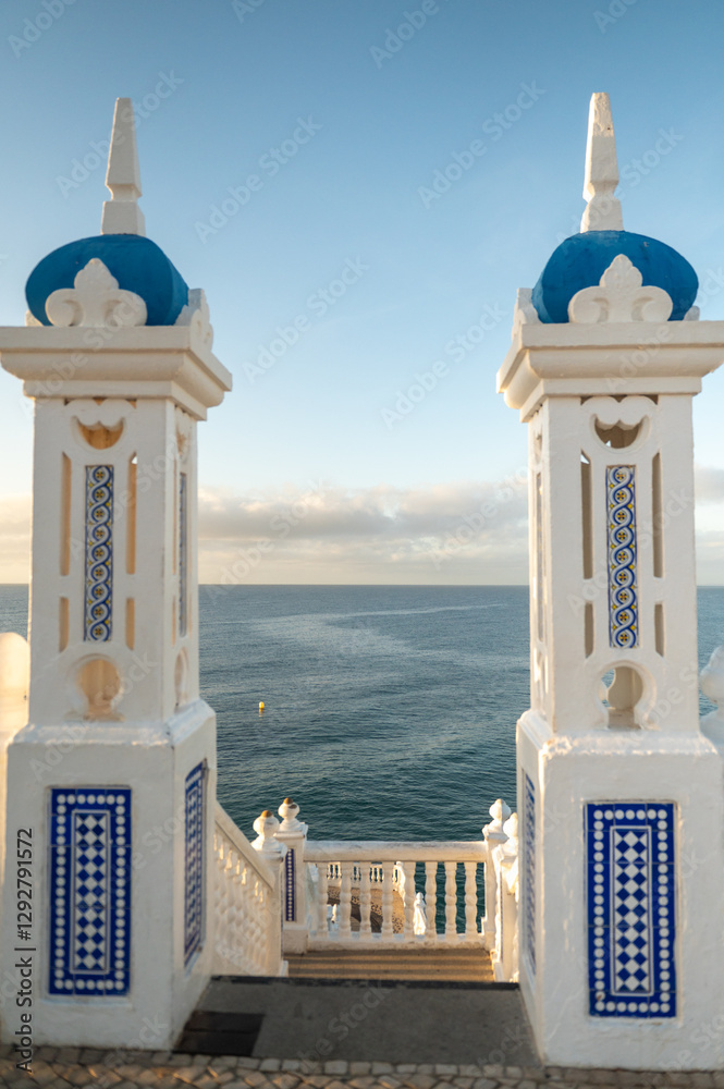Balcony of the Mediterranean in the tourist city of Benidorm in Spain