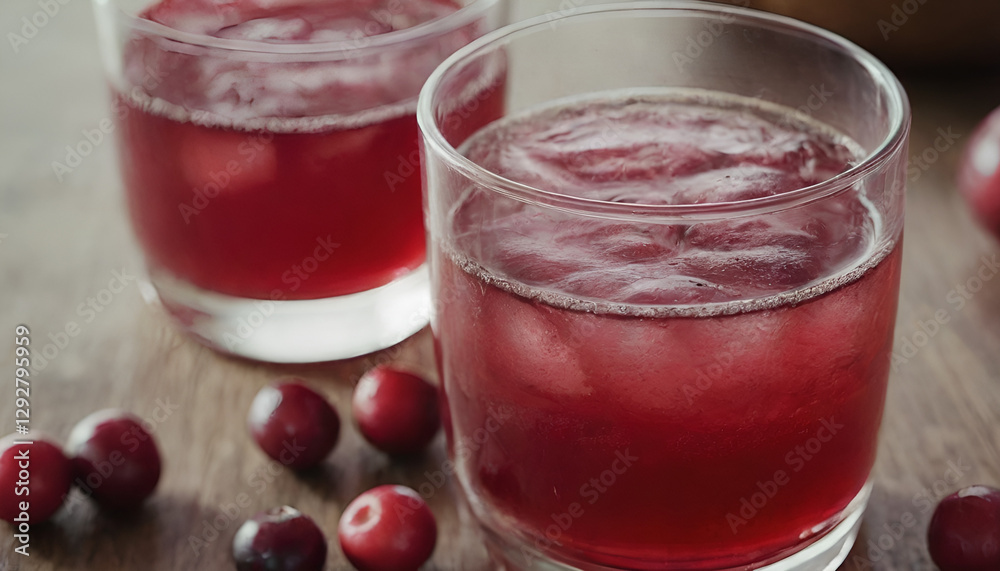 closeup of a glass of cranberry juice closeup of a glass of cranberry juice