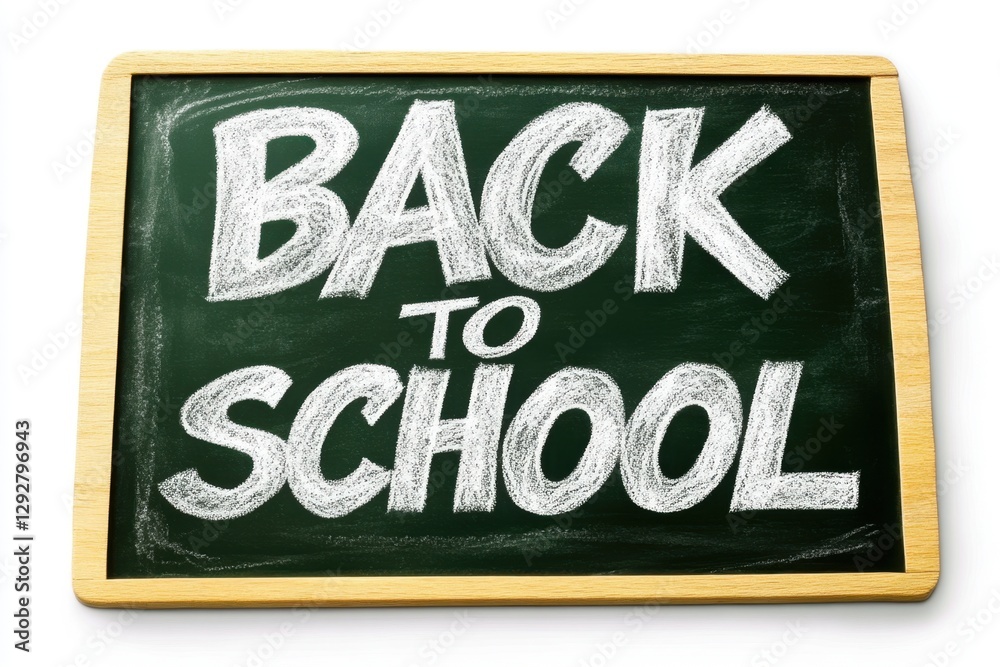 Fototapeta premium back to school blackboard