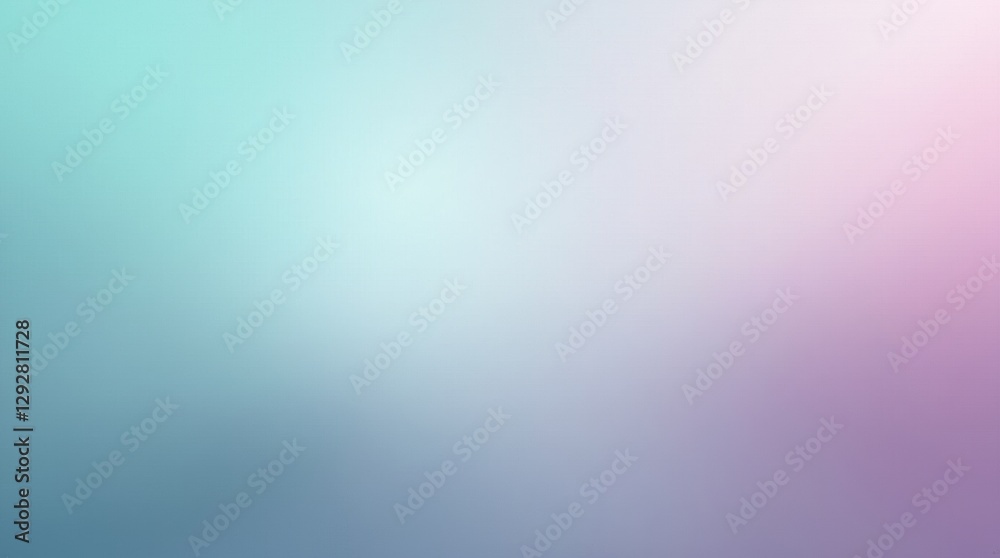 Fototapeta premium A teal and purple-white-pink gradient background with subtle texture and gentle transitions, sleek and soothing for creative posters