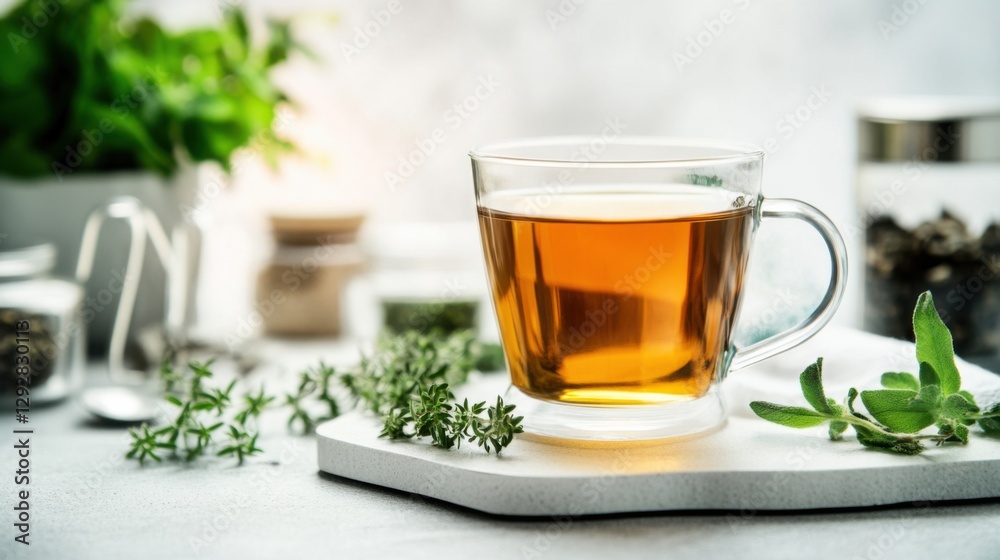 Hypertension patient sipping herbal tea in a tranquil room. Featuring relaxation and self-care Hypertension patient sipping herbal tea in a tranquil room. Featuring relaxation and self-care