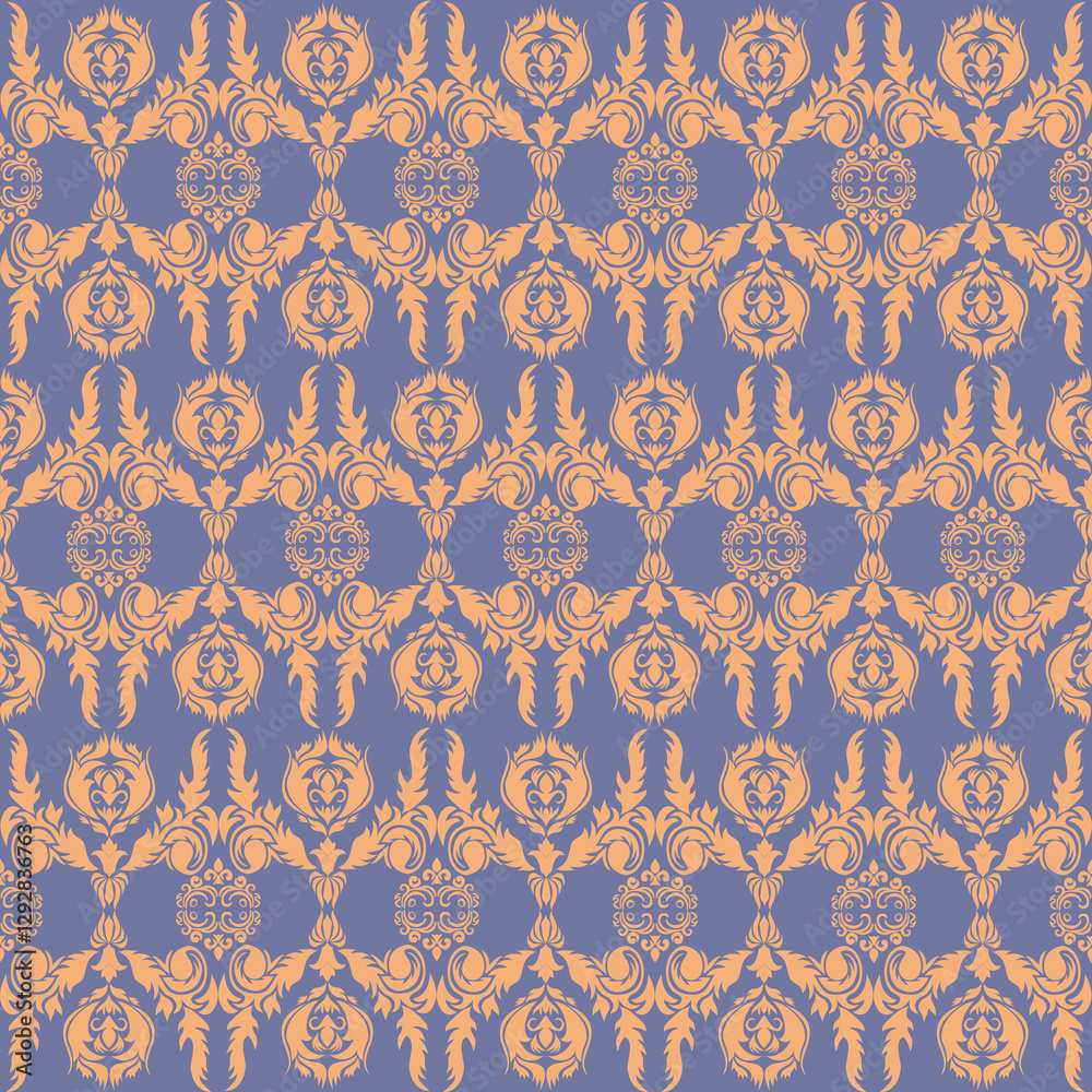 Luxury Damask Pattern – Elegant Ornate Design for High-End Interiors and Fashion Indulge in timeless sophistication with this exquisite damask pattern, meticulously crafted Luxury Damask Pattern – Elegant Ornate Design for High-End Interiors and Fashion Indulge in timeless sophistication with this exquisite damask pattern, meticulously crafted