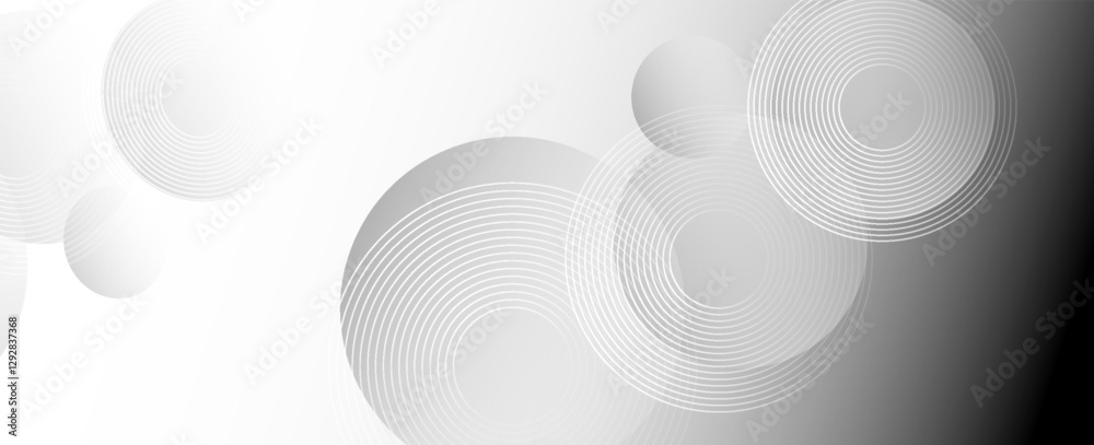 Abstract gray circle background. Vector illustration design for presentation, banner, cover, web, flyer, card, poster, wallpaper, texture, slide and business card Abstract gray circle background. Vector illustration design for presentation, banner, cover, web, flyer, card, poster, wallpaper, texture, slide and business card