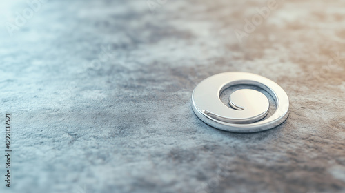 Spiral Symbol on Textured S...
