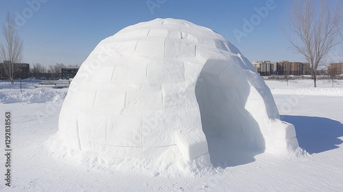 Winter's Igloo: Captivating...