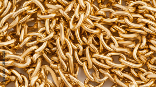 Golden Links: A close-up ca...