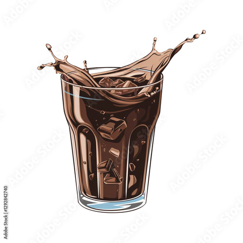 chocolate bar isolated on white
