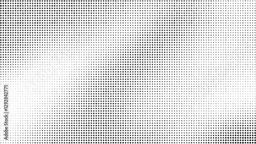 Wallpaper Mural Subtle halftone dotted noise blur grainy texture overlay black white monochrome abstract splattered background Torontodigital.ca
