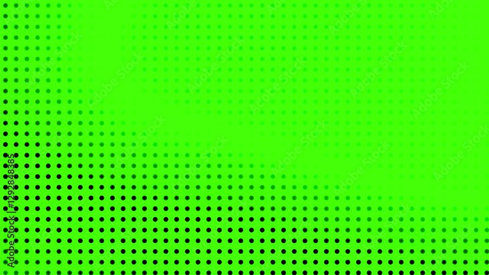 4k green screen halftone dotted animated texture loop animation abstract background