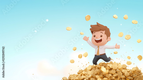 Golden Riches: An excited b...