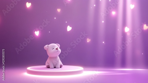 love pet cute lovely glow background