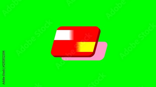 Pack of Percent Discount Banner 10%, 20%, 30%, 40%, 50%, 60%, 70%, 80% and 90% Green Screen Animation.
