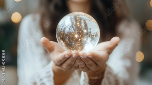 Crystal Ball Gaze: A woman ...