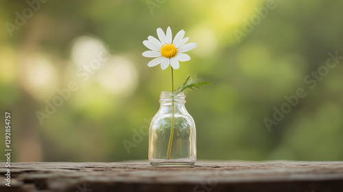 Daisy in a Glass Vase: A si...