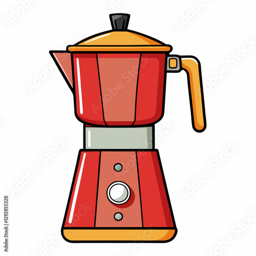 coffee maker isolated on white