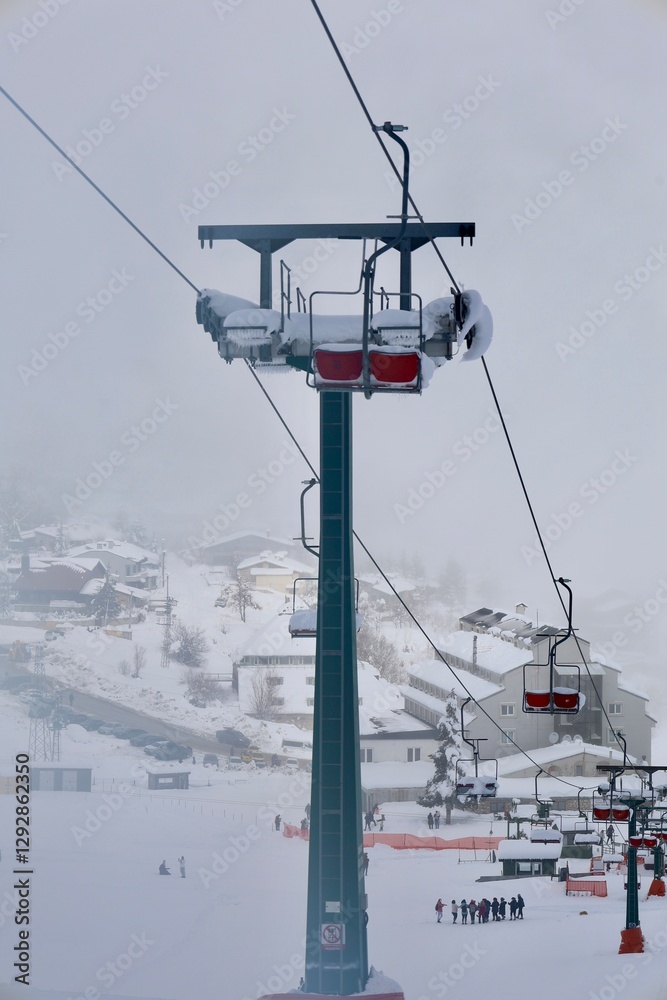 Ski lift snow vastness, fabulous, winter holiday. High quality photo Ski lift snow vastness, fabulous, winter holiday. High quality photo