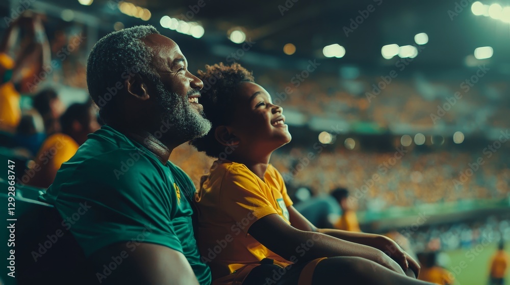 Cherished moments: watching sports as a family.