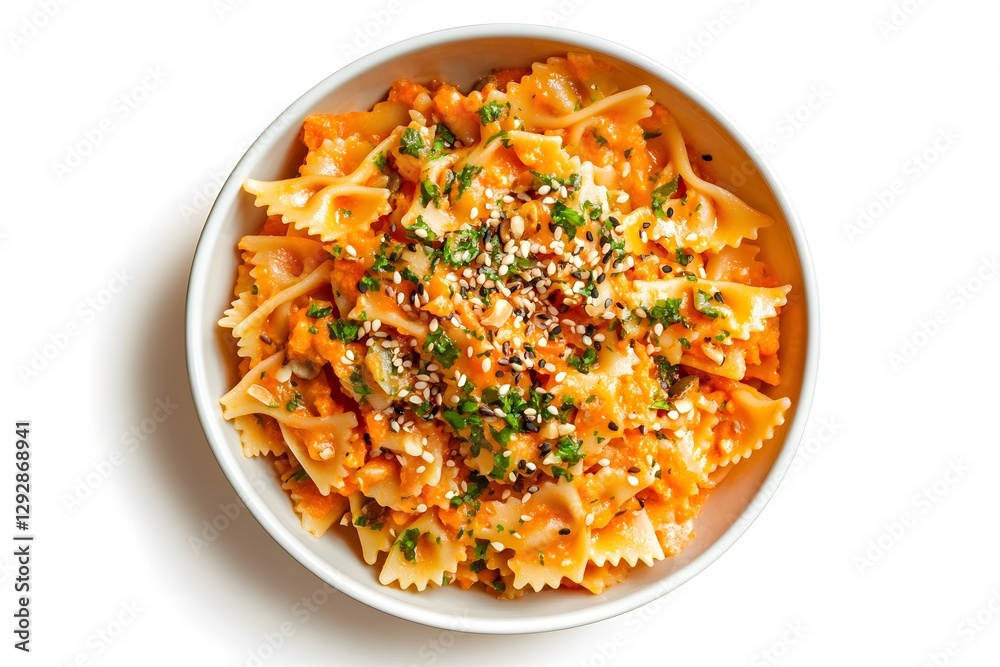 AI Generated Photorealistic Plates of Pasta with Rich Sauces and Fresh Ingredients in Clean Background AI Generated Photorealistic Plates of Pasta with Rich Sauces and Fresh Ingredients in Clean Background