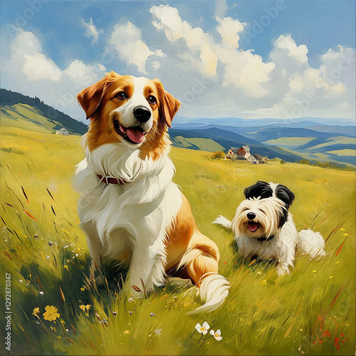 A Joyful Romp Through Verdant Hills and Meadows