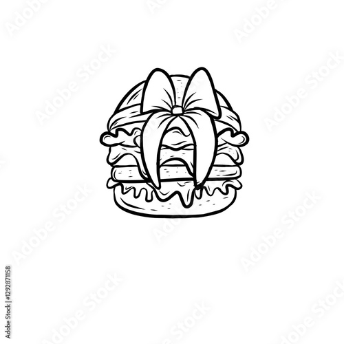 burger illustration image