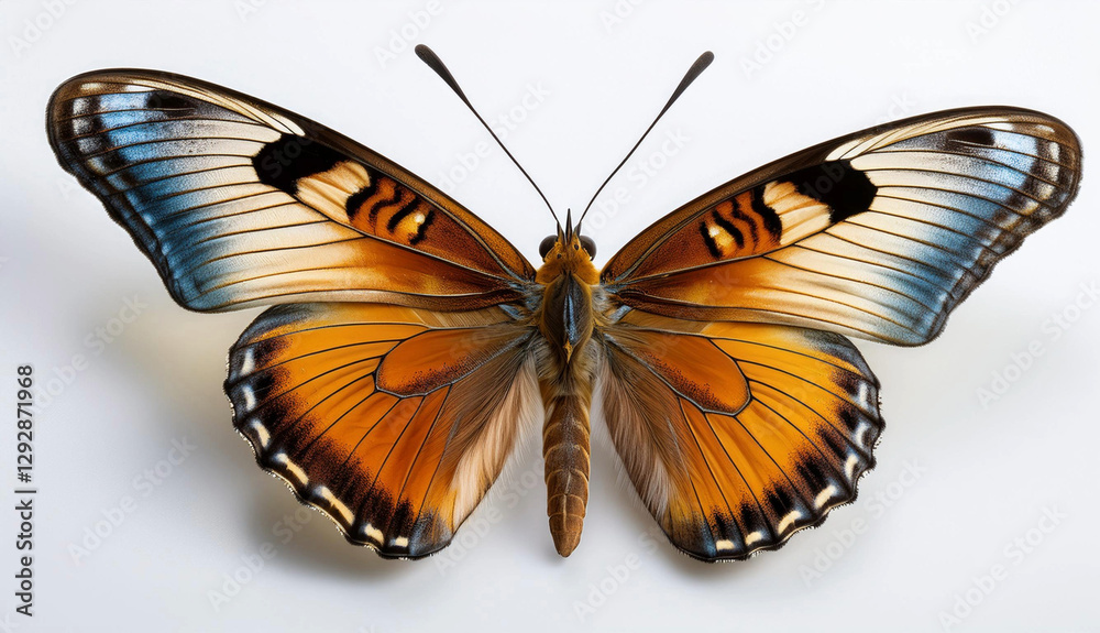 Fototapeta premium Blue and Orange Butterfly